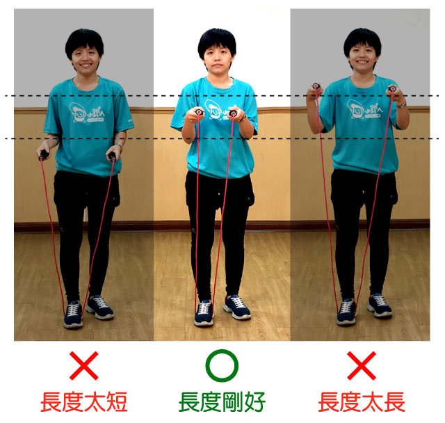 泰源主任特别针对腿部热身,避免跳绳可能待来的伤害,主要动作有三